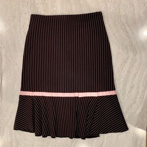 Pinstriped mermaid skirt